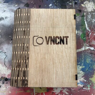 handgemaakte houten bewaarbox