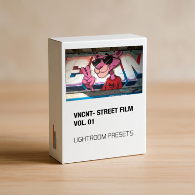 Mockup VNCNT street lightroom presets
