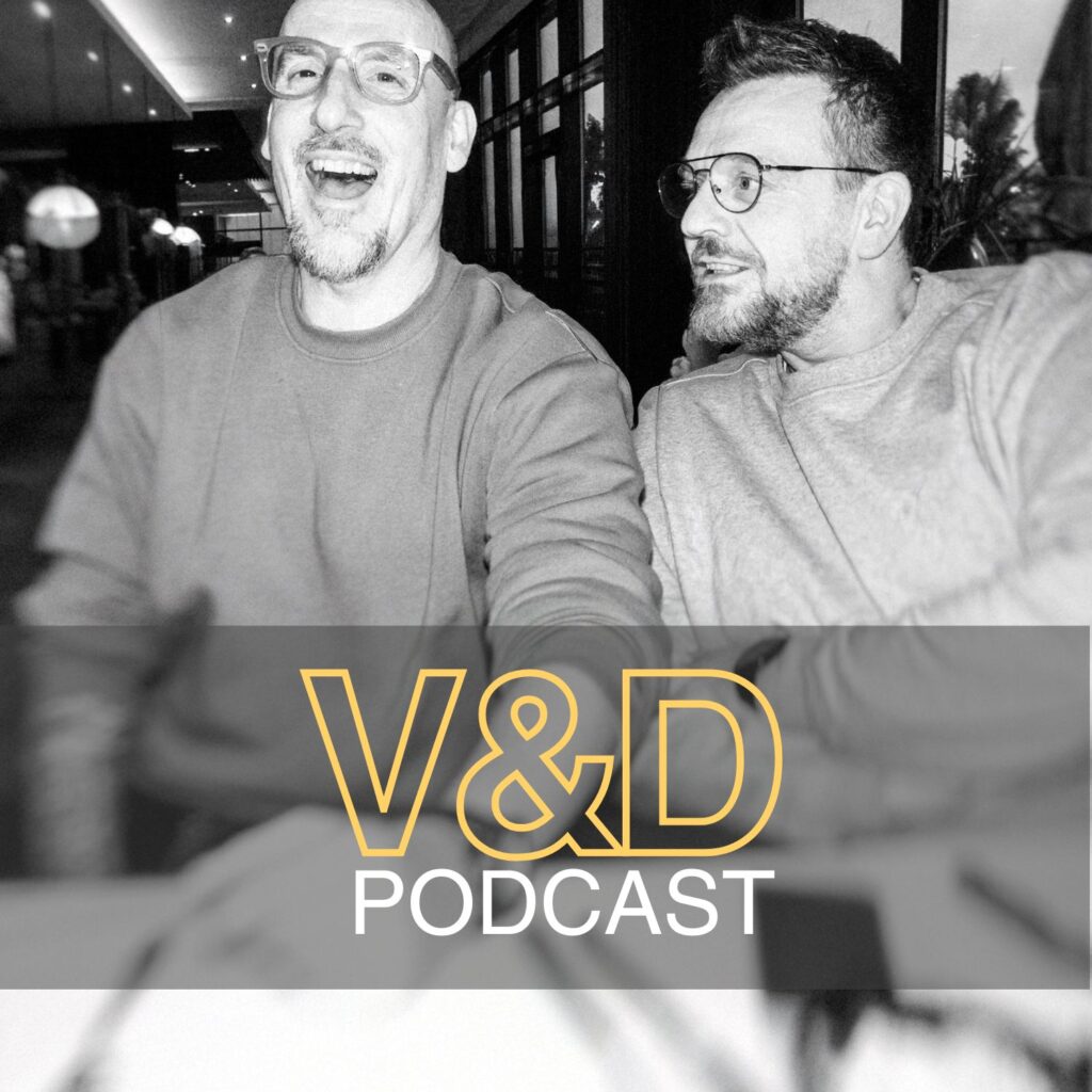 Cover van de V&D Podcast