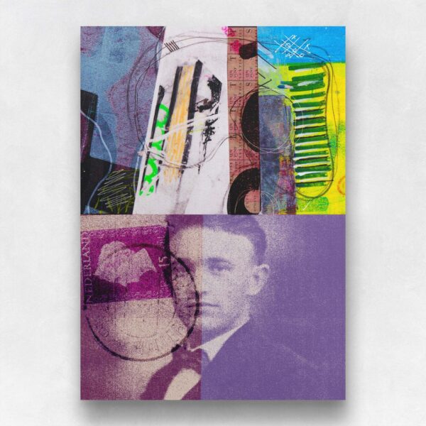 Mijn abstracte handscan ScanZ 10 op 308 grams Hahnemühle Photo Rag