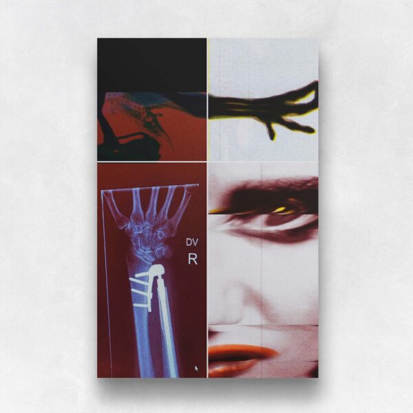 Modern abstract kunstwerk ScanZ 12 door Vincent Schiphorst op 308 grams Hahnemühle papier