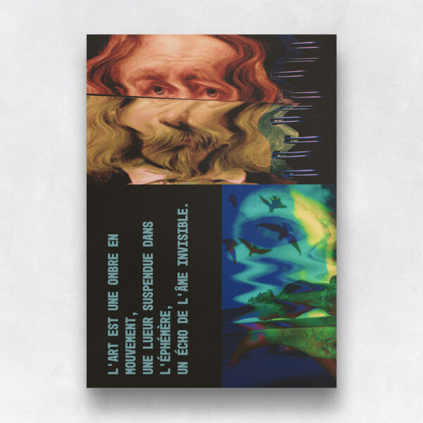 Serene abstracte kunstprint ScanZ 14 van Vincent Schiphorst voor modern interieur