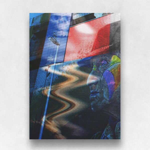 Mijn abstracte handscan ScanZ 07 op museumkwaliteit Hahnemühle papier