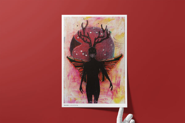 Fine Art kunstprint Smyle II limited edition A1 Vincent Art