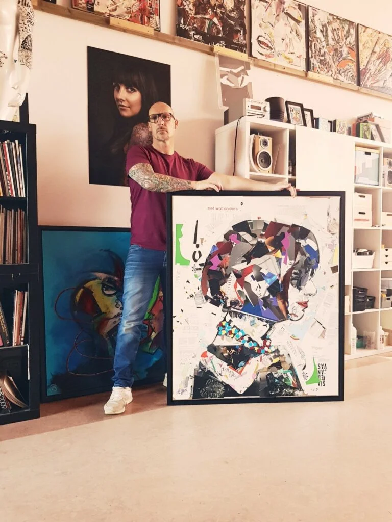 anna wintour - origineel werk - collage art