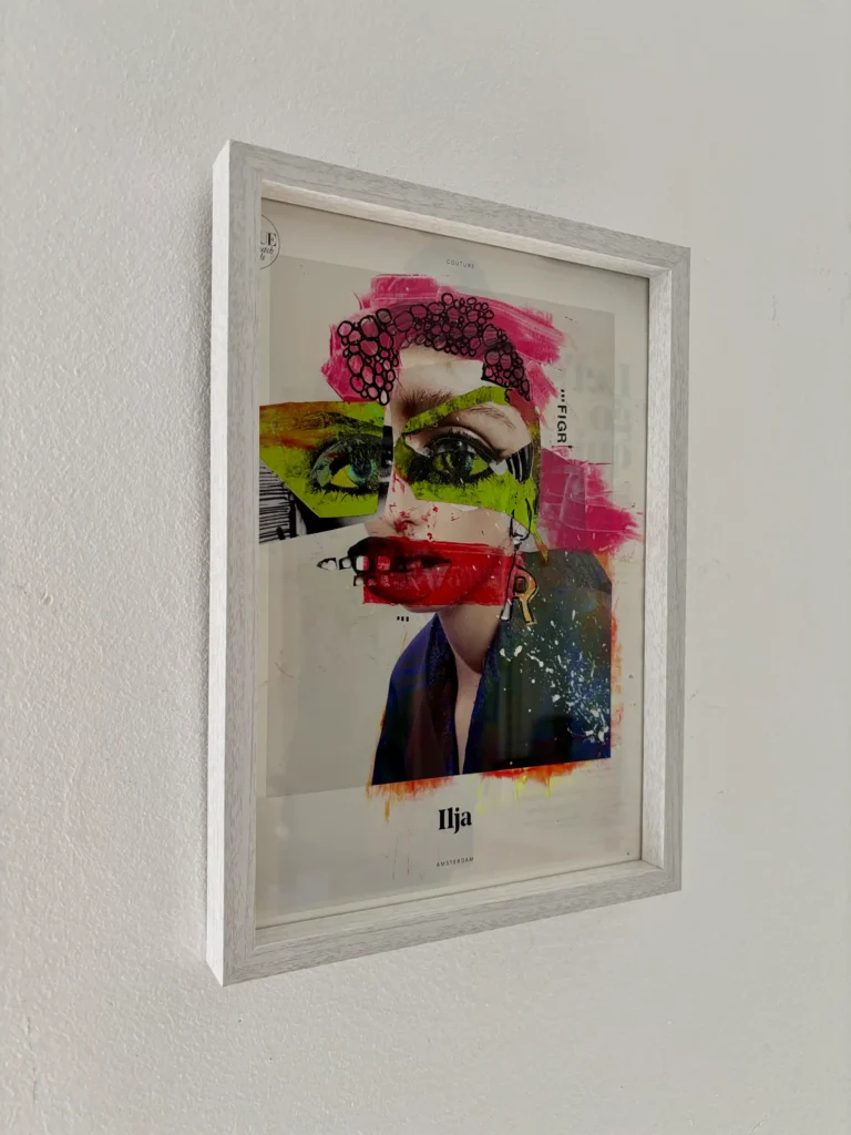 Iilja Mixed Media Collage - Origineel werk.