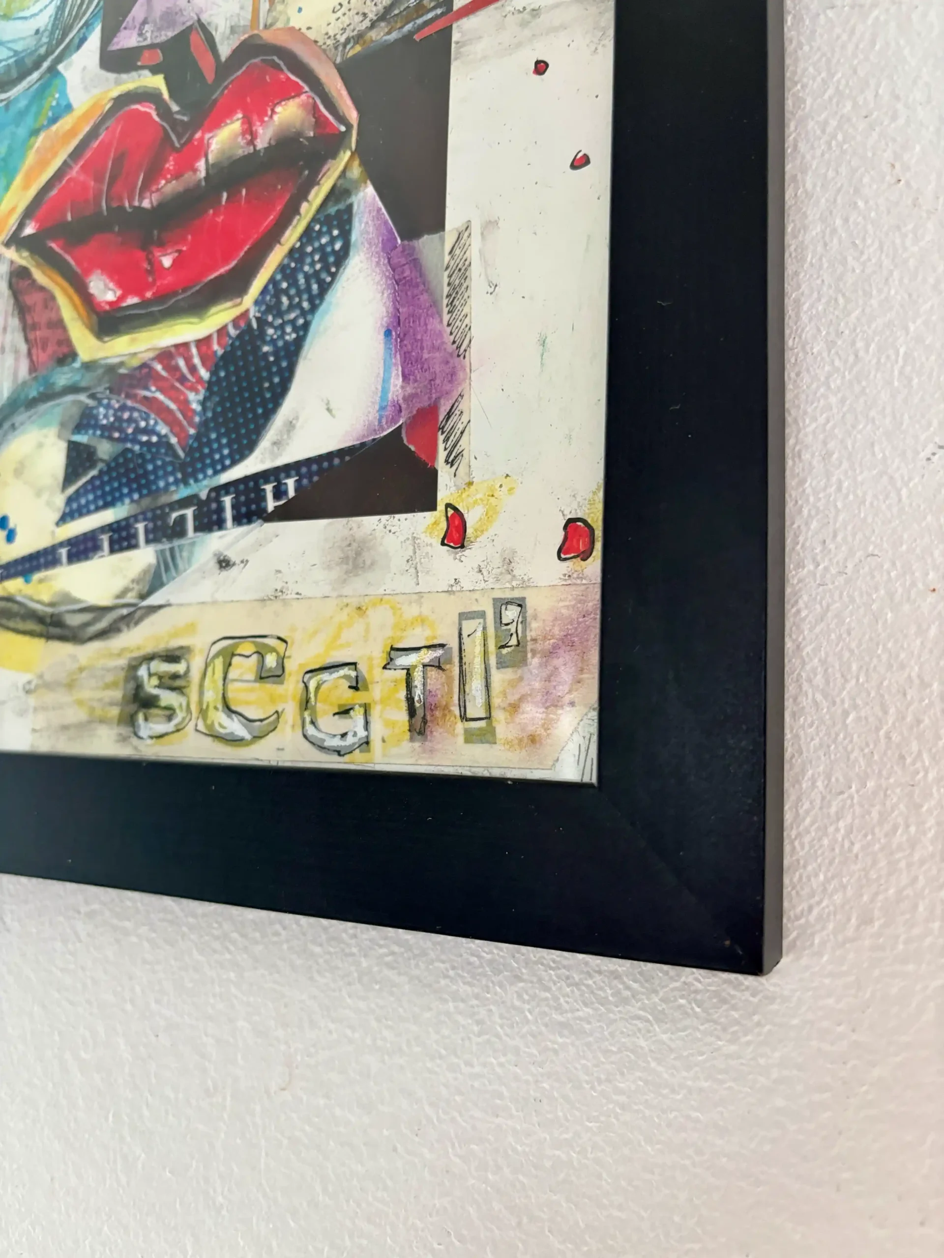 Lips II - Mixed Media Collage - Afbeelding 5