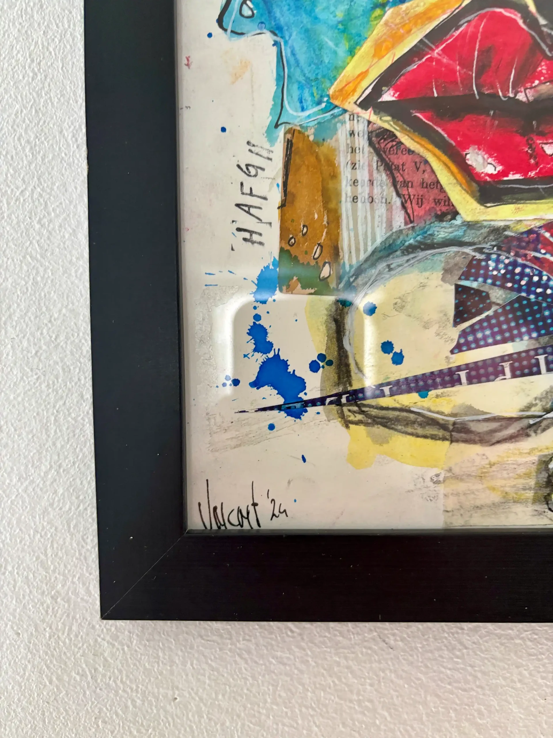 Lips II - Mixed Media Collage - Afbeelding 4