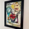 Lips II - Mixed Media Collage - Afbeelding 2